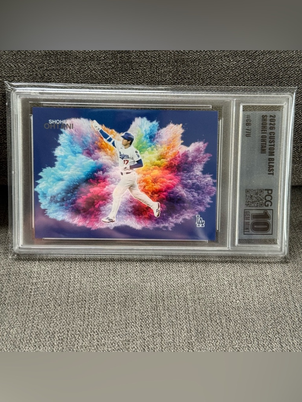 Custom Art Card Shohei Ohtani PCG Gem Mint 10 Custom Blast Baseball Card